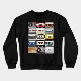 Retro Cassette Tapes Shirt Crewneck Sweatshirt